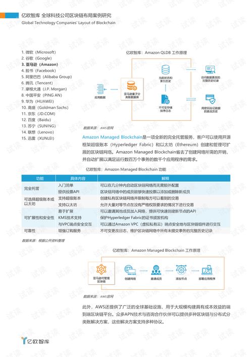 不畏浮云遮望眼 全球科技巨頭區塊鏈布局案例研究
